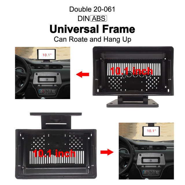 Amazon.com: Complete Install Double Din Dash Trim Frame Kit