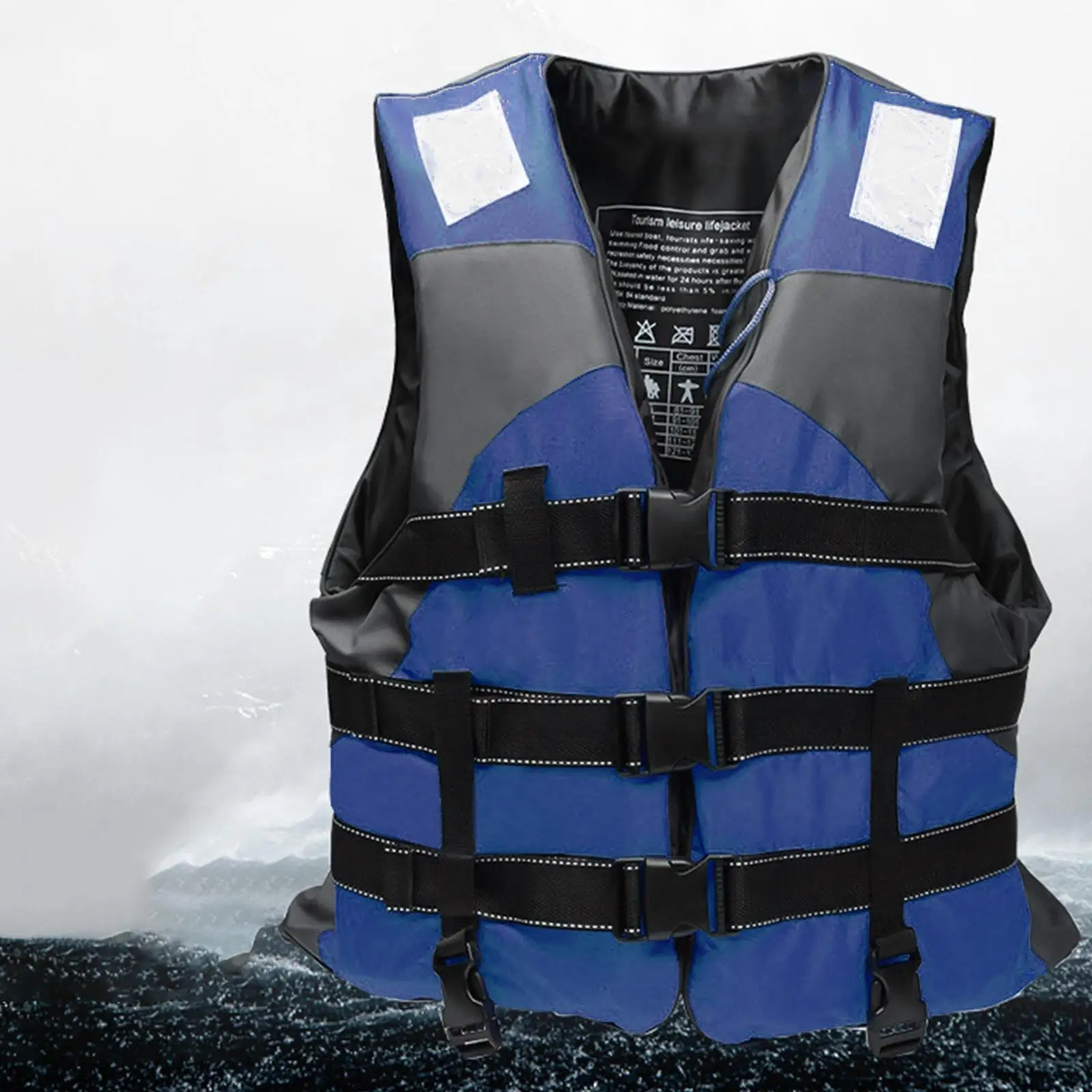 Life Jackets Kayak Water Sports High Buoyancy Floating with Buckles Breathable
