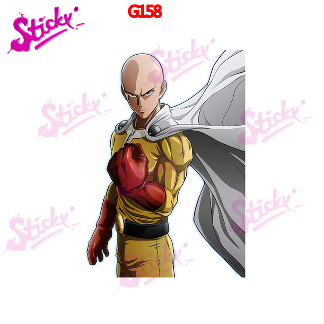 Furry Sticky Funny Saitama Anime Car Sticker Decal ONE PUNCH MAN Car  Accessories Bumper Helmet Trunk Mazda Stickers - AliExpress