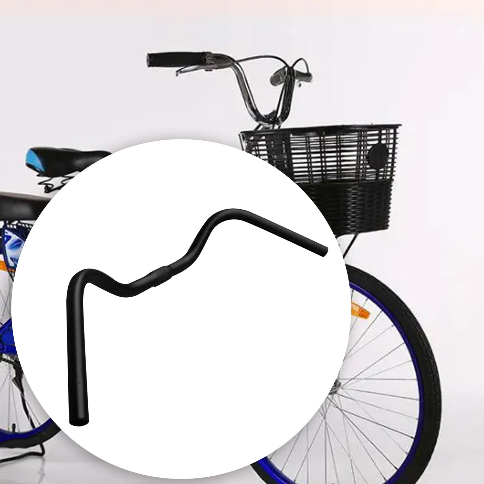 Manillar de bicicleta, barra de mango de aleación de aluminio duradera, abrazadera de 25,4mm, manillar de bicicleta para bicicletas de carretera, componente de ciclismo para conducción al aire libre