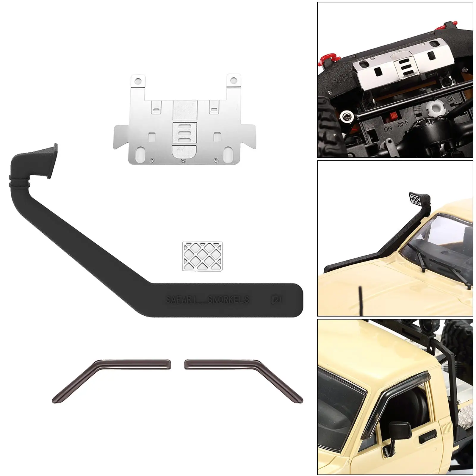 Accessories Upgrades Model Parts Kit for WPL C14 C24 1/16  RC Car Spare Toy Car