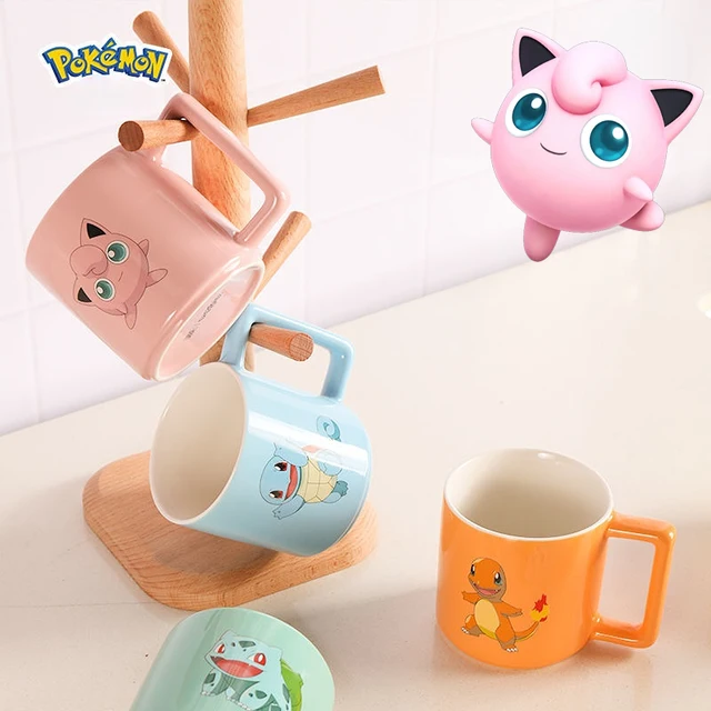 330ml Pokemon Charmander Children's Cartoon Ceramic Mug Kawaii Animation  Boy Girl Breakfast Milk Juice Cup Office Coffee Tea Cup