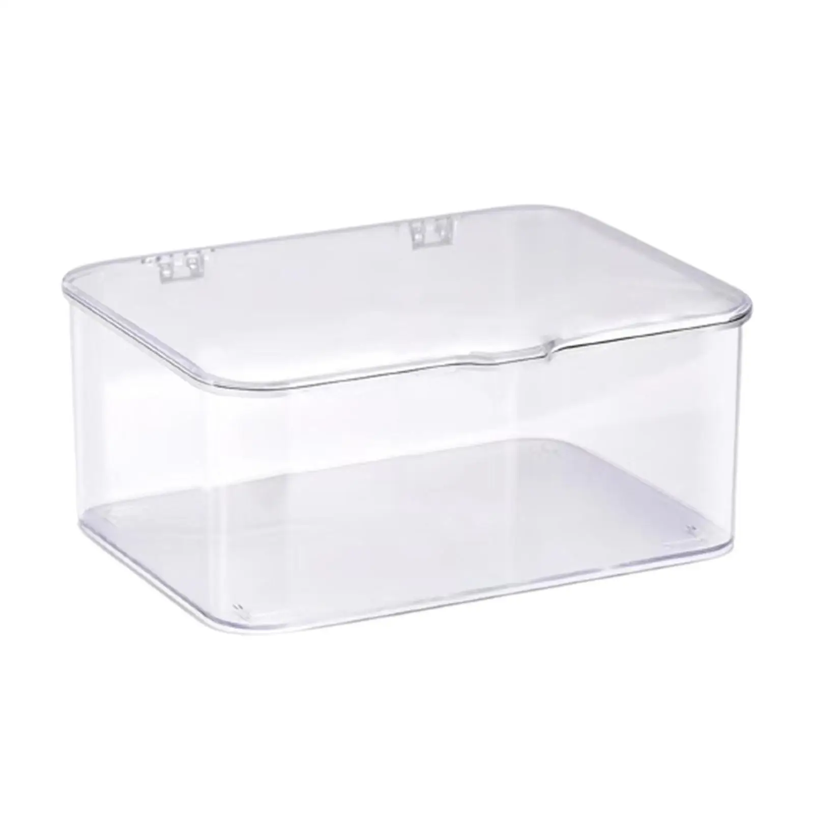 Clear Storage Box Organizer Jewelry Case Accessory Functional Sturdy Durable for Bathroom, Craft Room Versatile Stacking Drawer