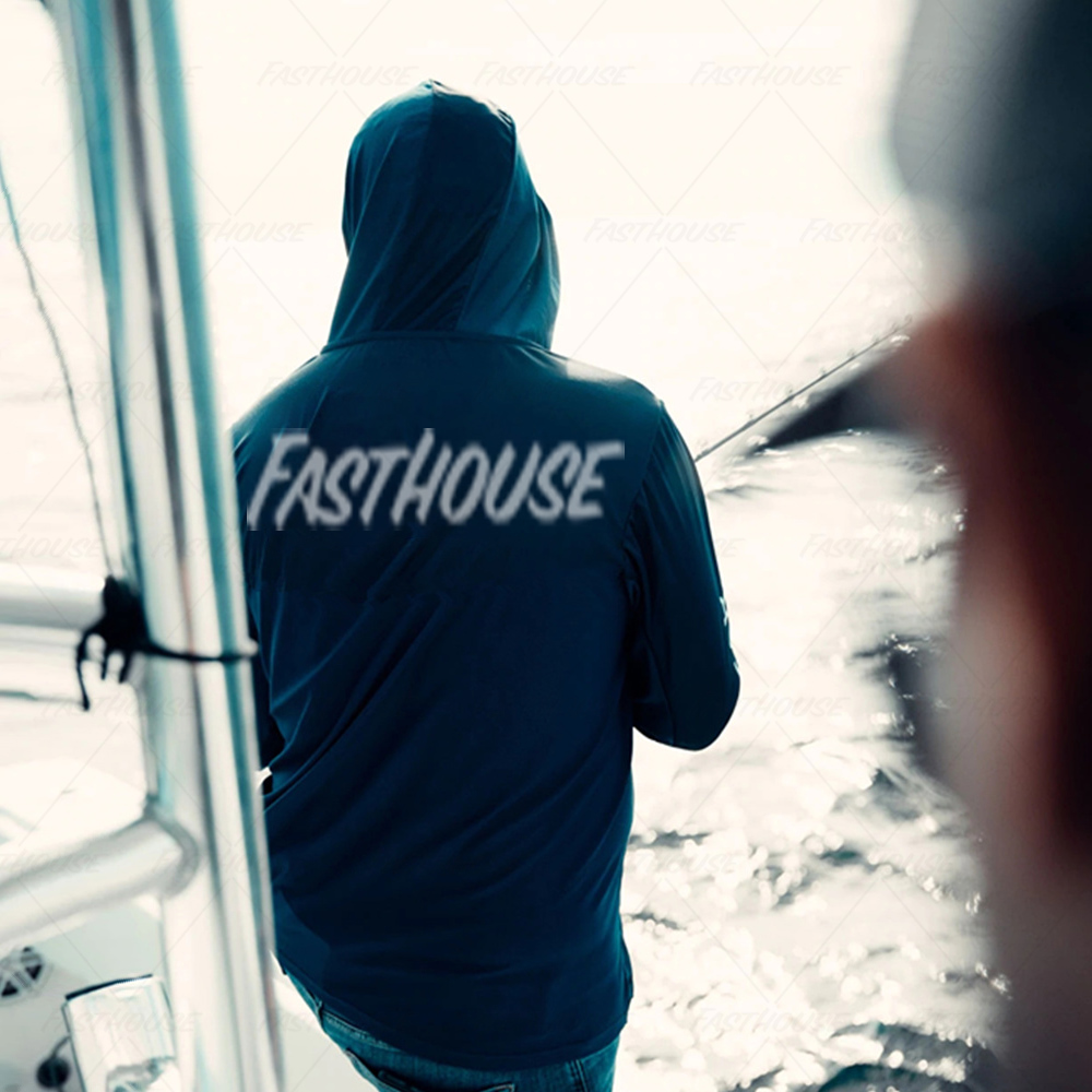 Description Picture 6 of itemSummer Men's Hooded Long Sleeve Performance Fishing Shirts Jersey For Fishing UV Hoodies Clothing Camiseta De Pesca Tops