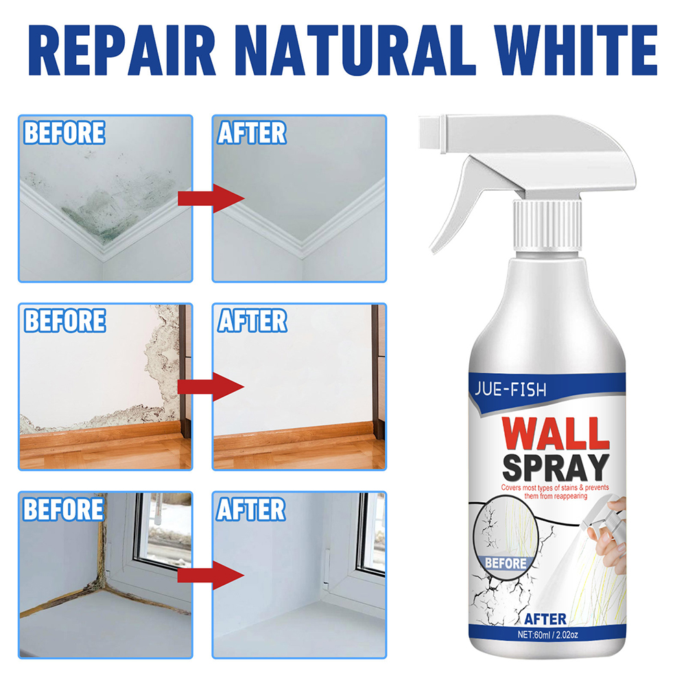 Spray de parede reparador nocromático para casa,