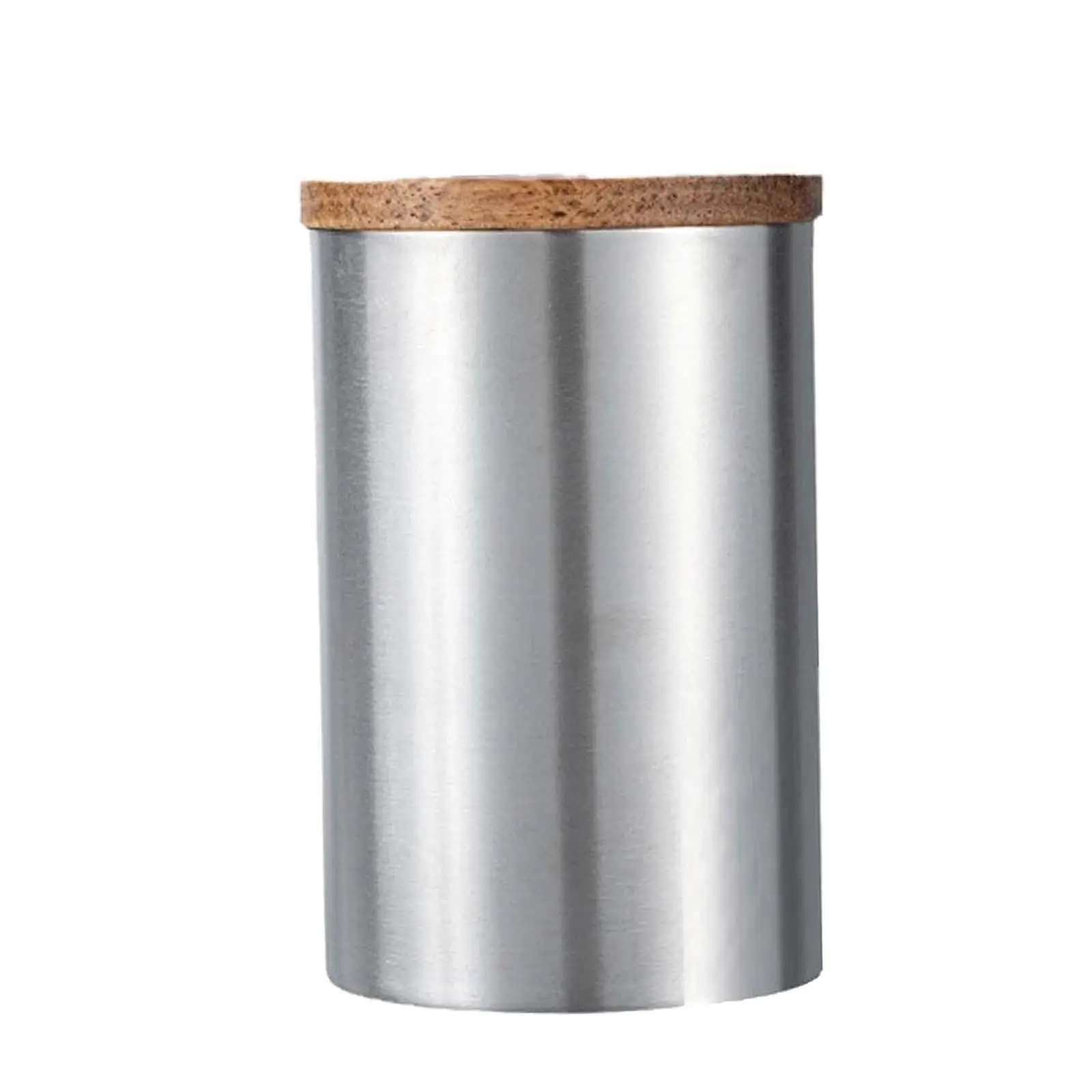 Airtight Coffee Canister 250ml with Wood Lid for Snacks Coffee Bean Cereal