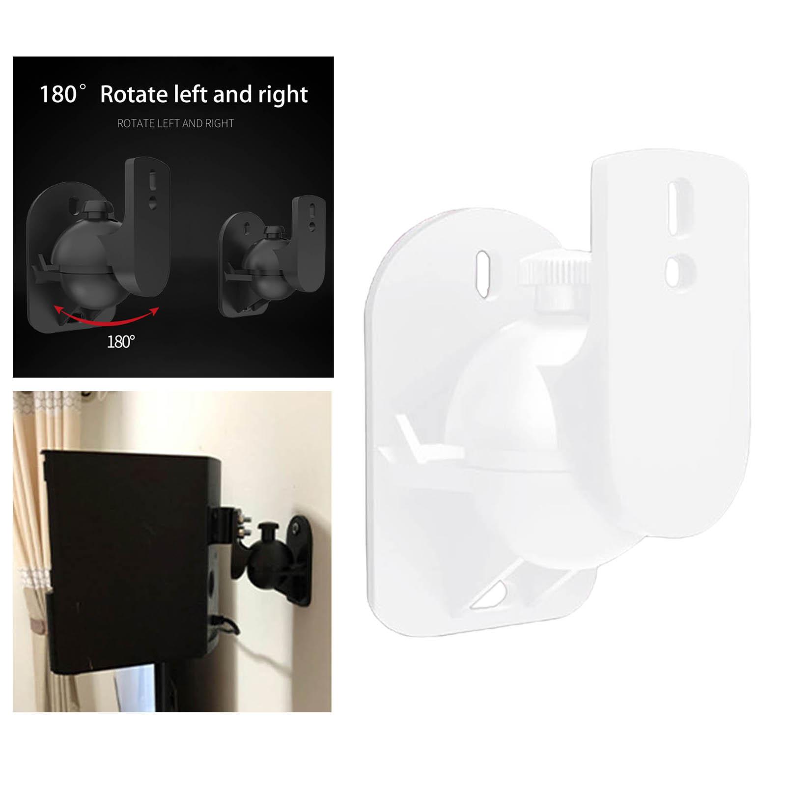 Speaker Wall Mount Hold up to 11lbs for Home Theater Bookshelf Speaker Wall Stand Easy to Install Lightweight Modern Home Decor