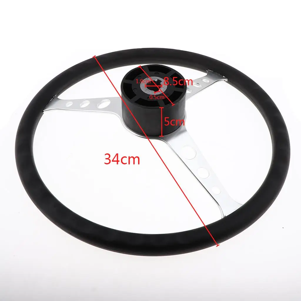 3 Spokes Steering Wheel Fits for 3/4