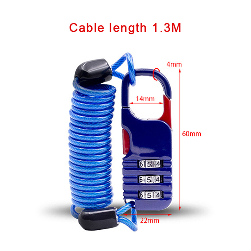 Title 15, 1Pc Antifurto per bicicletta Moto Combinazione ...