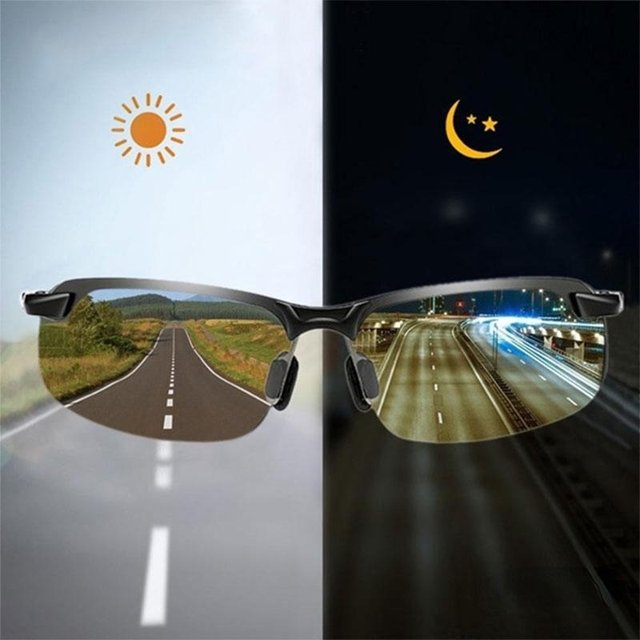 FG-gafas de visión nocturna para hombre, lentes de sol con montura de PC,  para deportes al aire libre, GogglesYellow