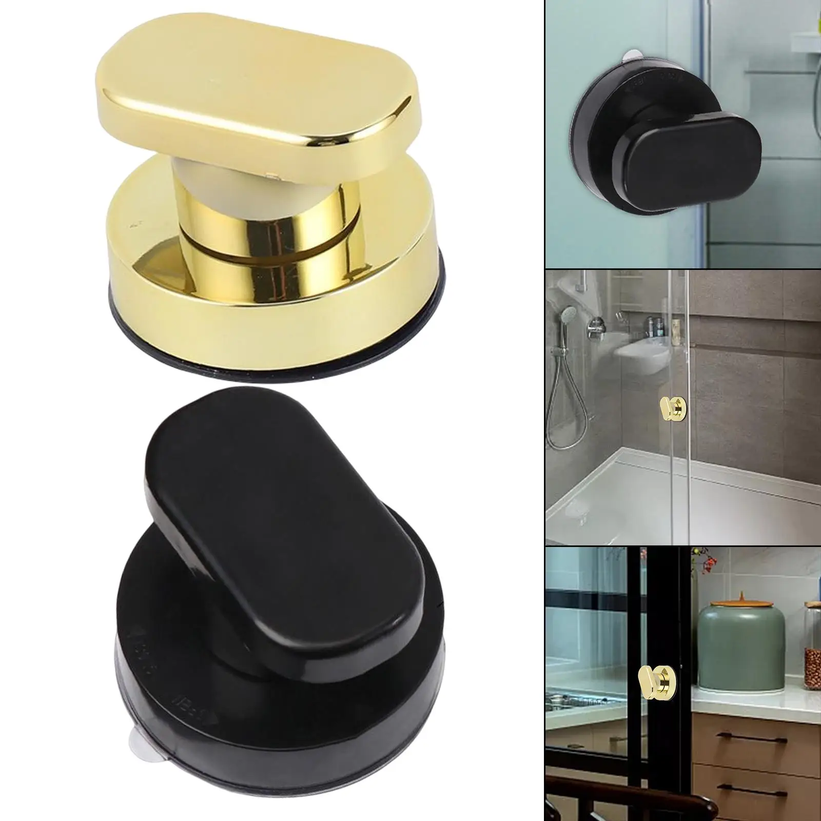Powerful Suction Handle Glass Mirror Grip Shower Grab Durable for Fridge Door Toilet Bathroom Refrigerator Cupboard