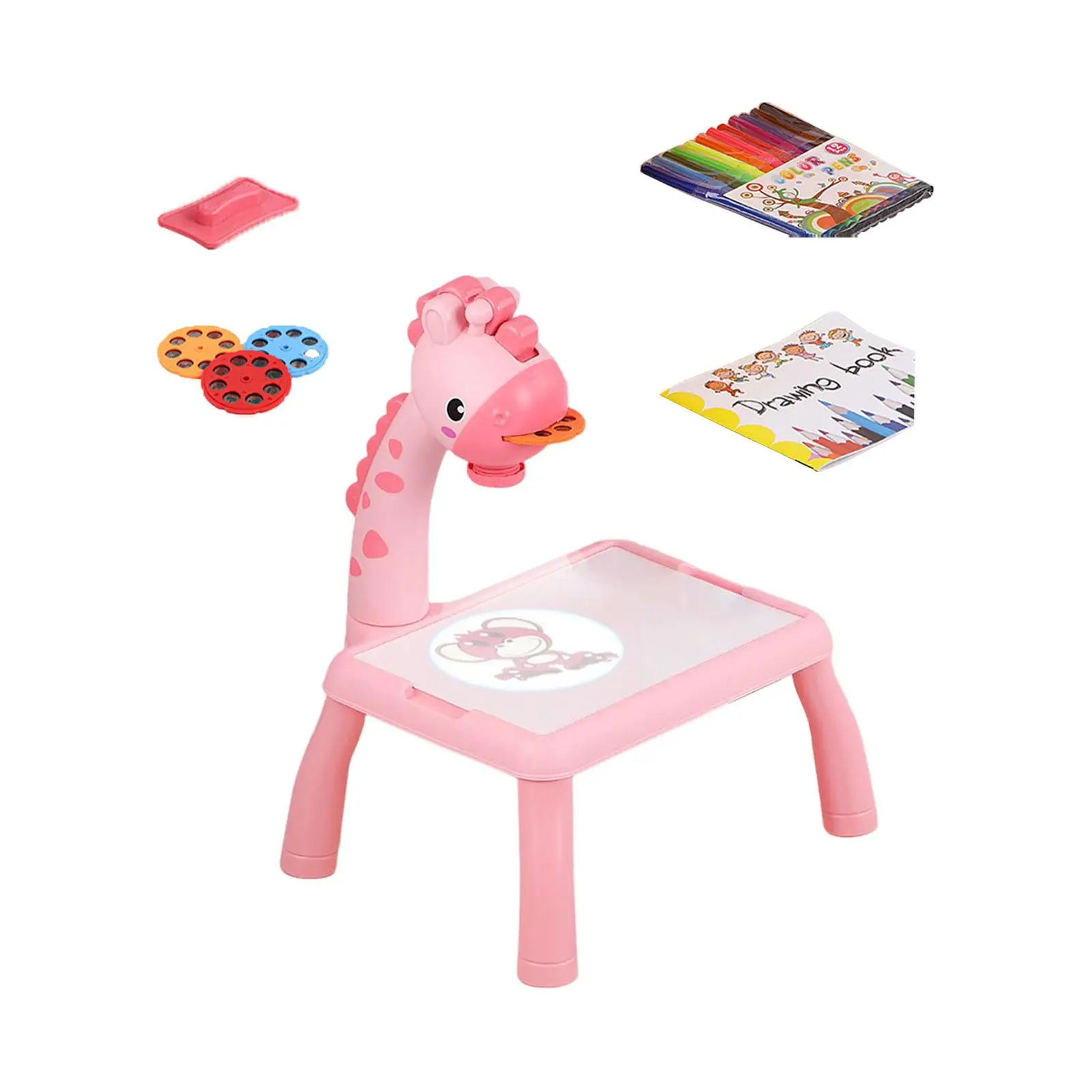 Painting Drawing Table Learning Projection Painting Table Preschool Learning Toys for Holiday Gifts