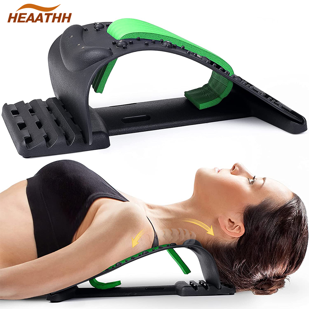 Best of New 4 Level Neck Stretcher Massage Apparatus Magnetotherapy Back Stretch Massager Tool Lumbar Cervical Spine Support Pain Relief Reviews & Tips