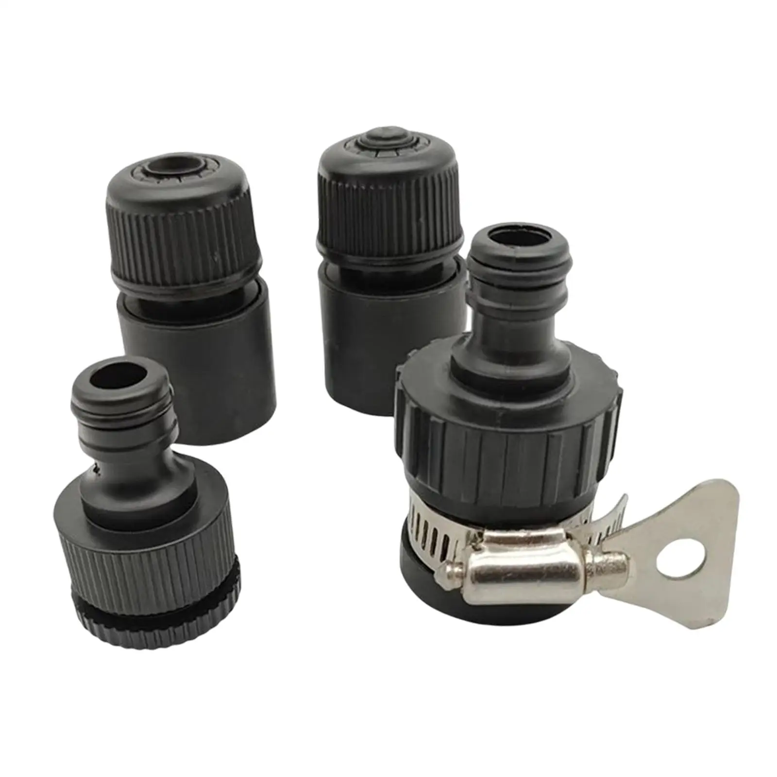 4Pcs Garden Irrigation  Connector Replacement Simple to Disassemble and Assemble Compact size fits 3/4