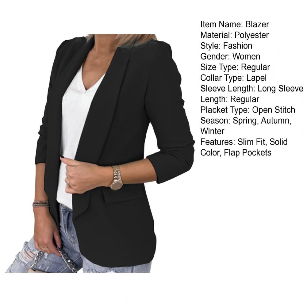 Title 5, Classic Office Lady Coat Cold Resistant Jacket ...