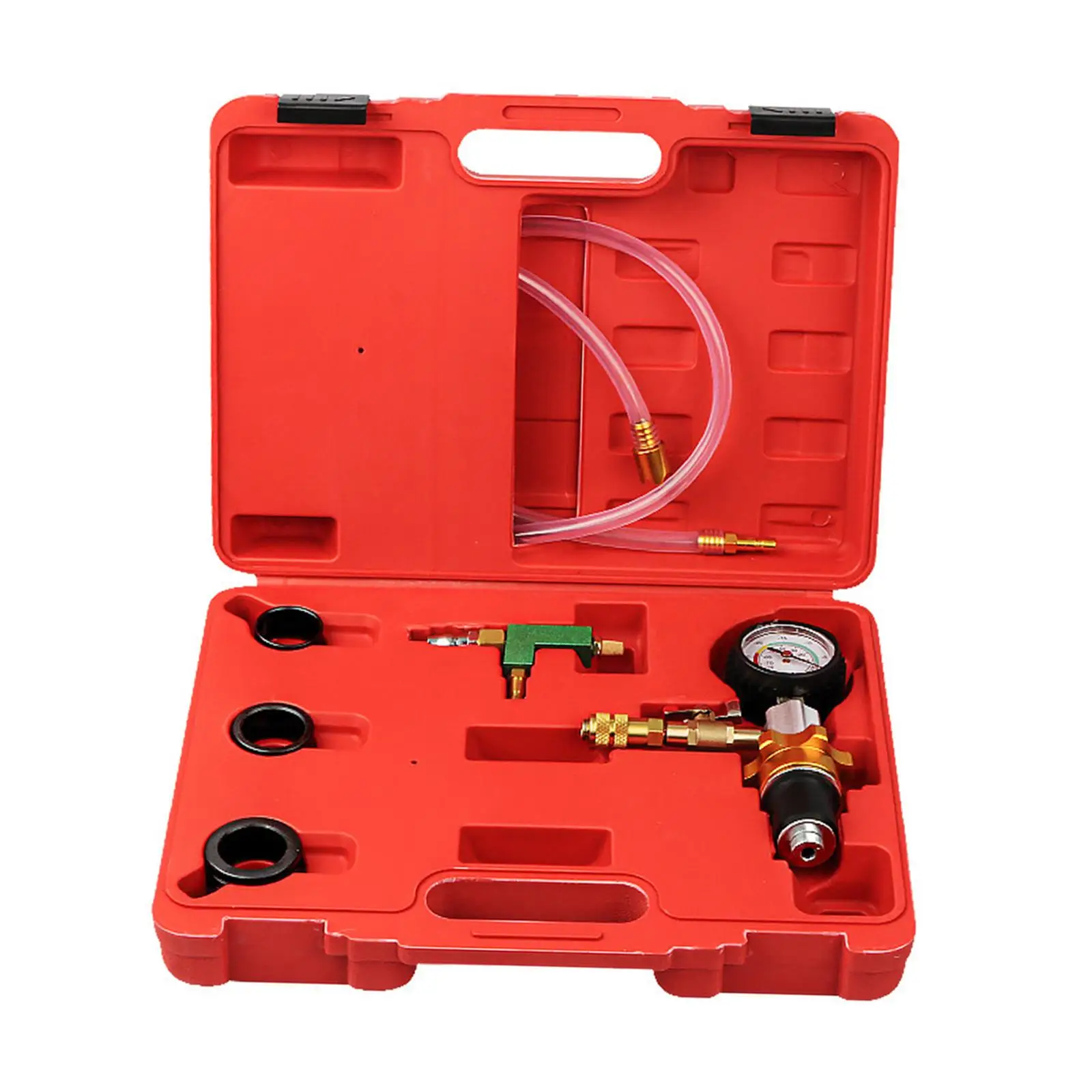 Vacuum Coolant Refill Tool set Brass Connector Leak Tester for Vehicle