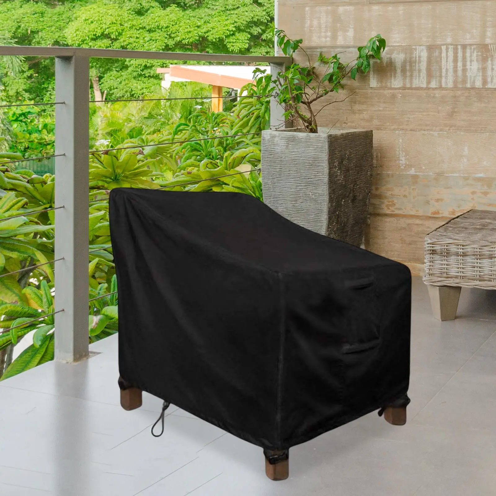 High Back Patio Chair Cover, Lounge Deep Seat Cover Heavy Duty Garden Furniture
