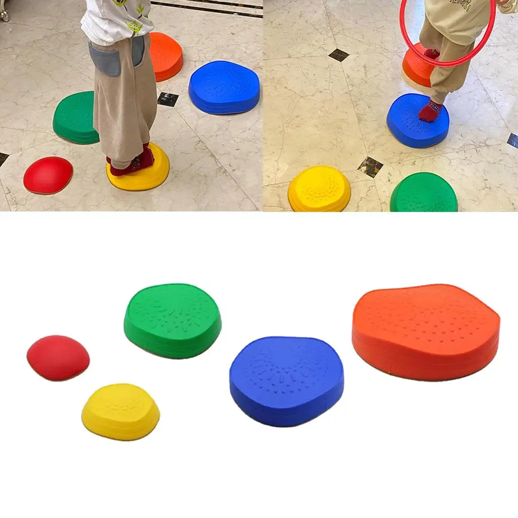 River Stepping Stones Outdoor Games for  Sensory Balance toys funnynyny Children Motor Skill Activity