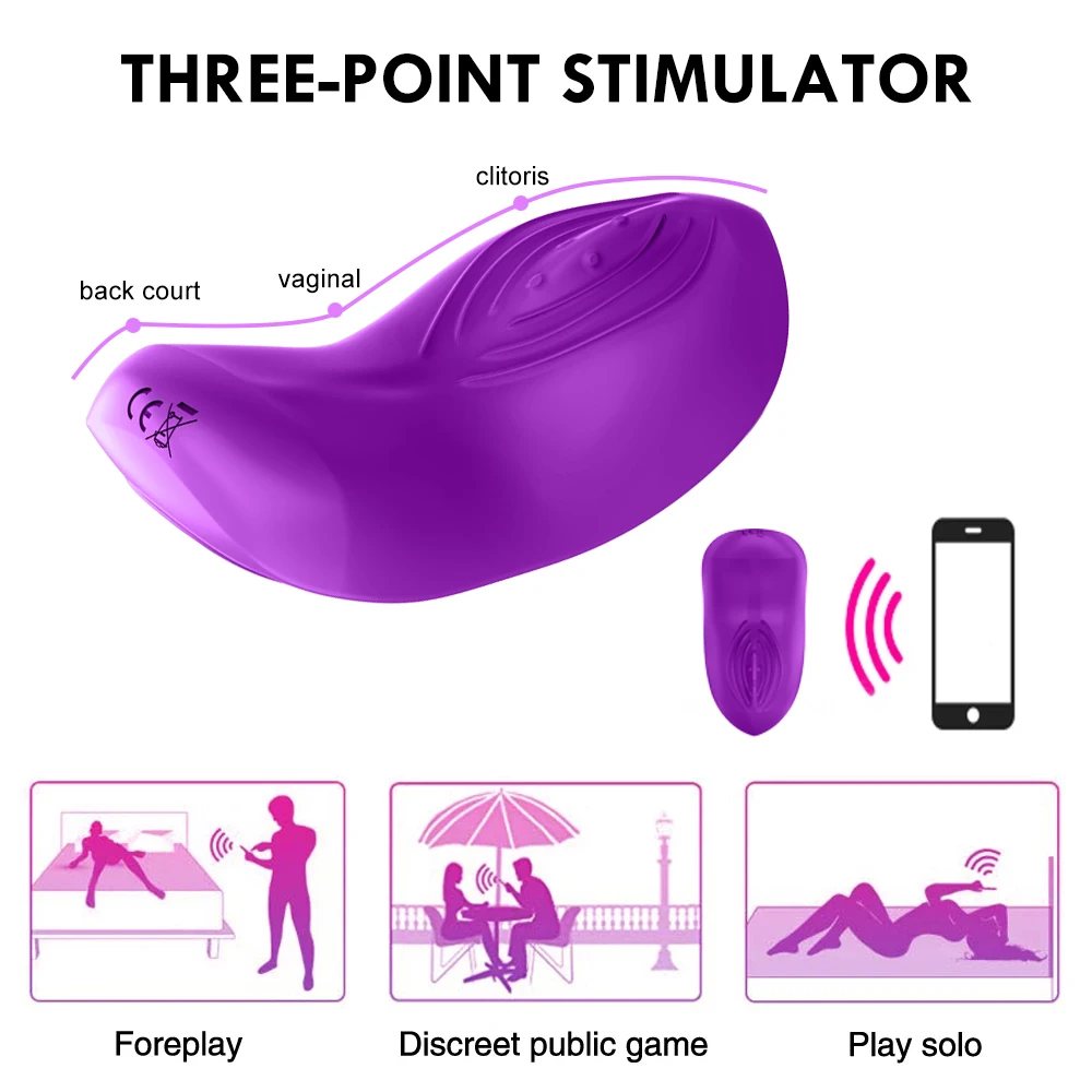 Butterfly Wearable Vibrator Wireless APP Remote Panties Dildo Vibrator for Women Clitoral Stimulator Massage Erotic Sex Toys S5b44a5d3f46248c384f15118bc06d7543