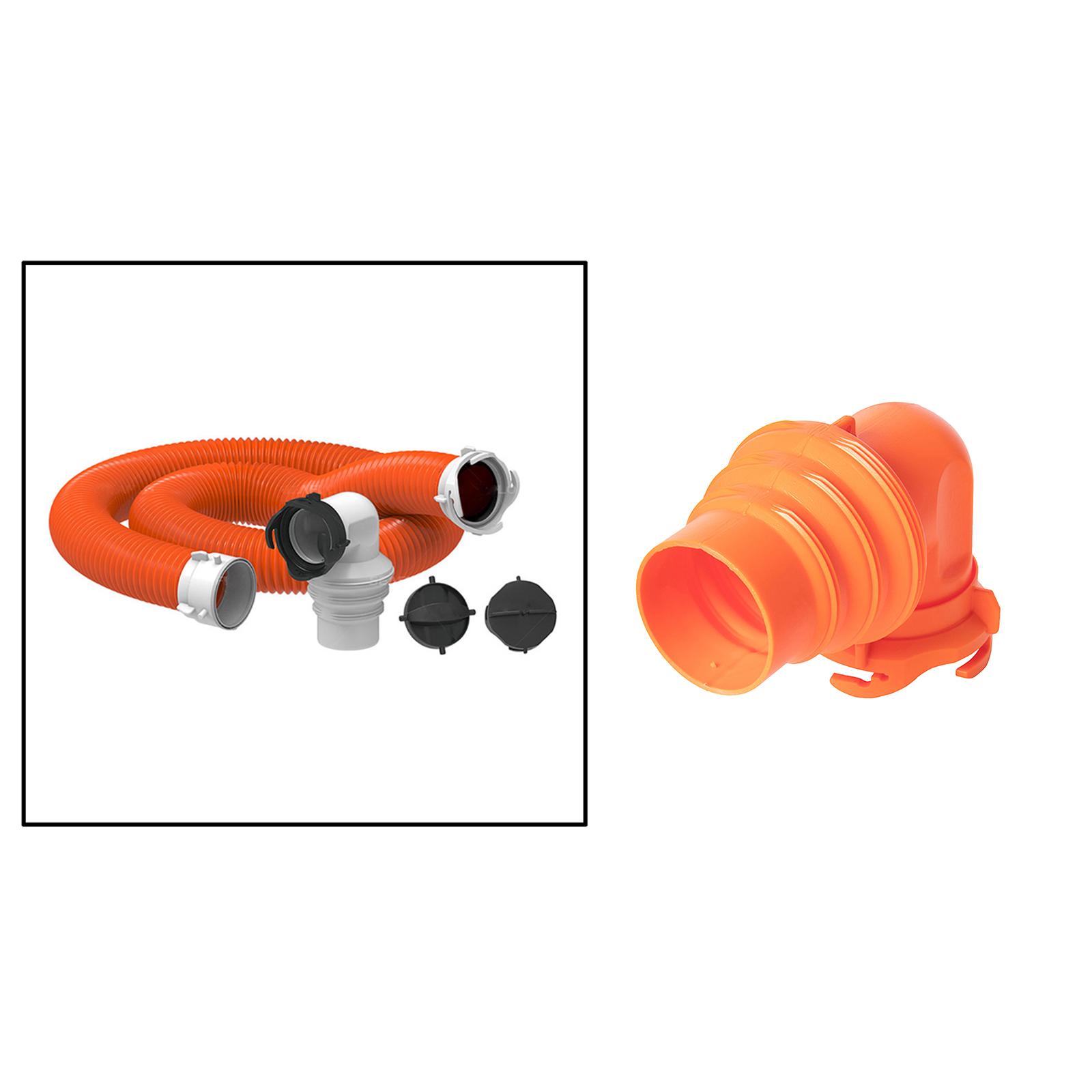  90 Degree RV Sewage Hose Swivel Elbow Fitting for RV Sewage Tanks