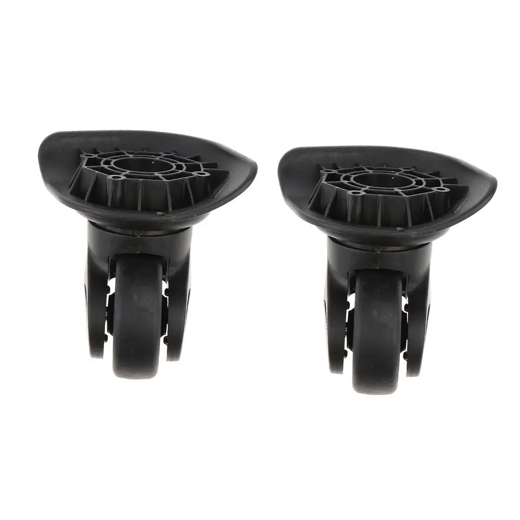 1 Pair Luggage Suitcase Wheels Replacement Suitcase Fixed Spare Casters - Easy Installation swivel wheels for luggage bags