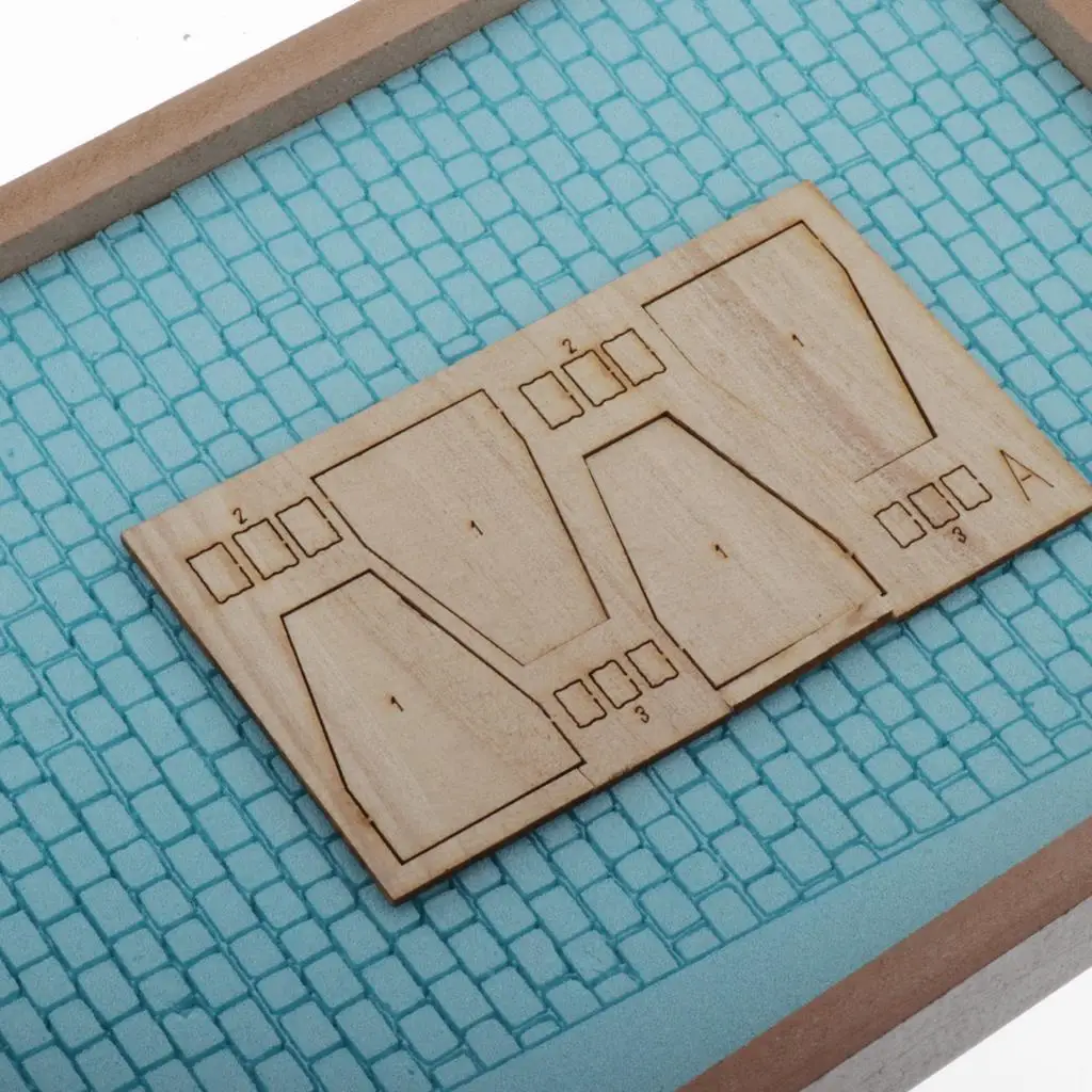 1/35 DIY  Tank  Table Scene Building Kits Base Plate Blocks  Set
