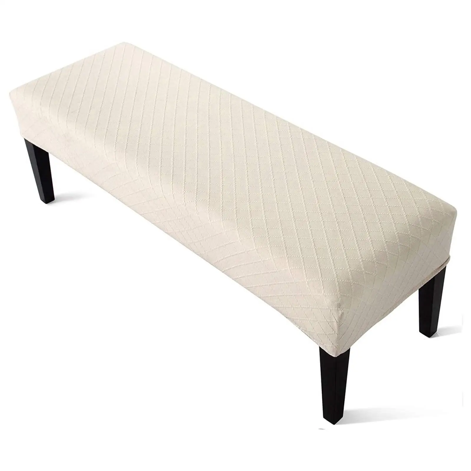 Velvet Dining Cover Stretch Spandex Upholstered Bench