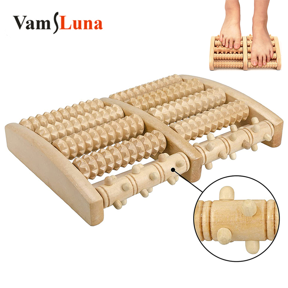 Best of Wooden Foot Massage Roller Relieves Fatigue Foot Pain And Plantar Fasciitis Plantar Muscle Relaxation Tool Releases Lymph Reviews & Tips