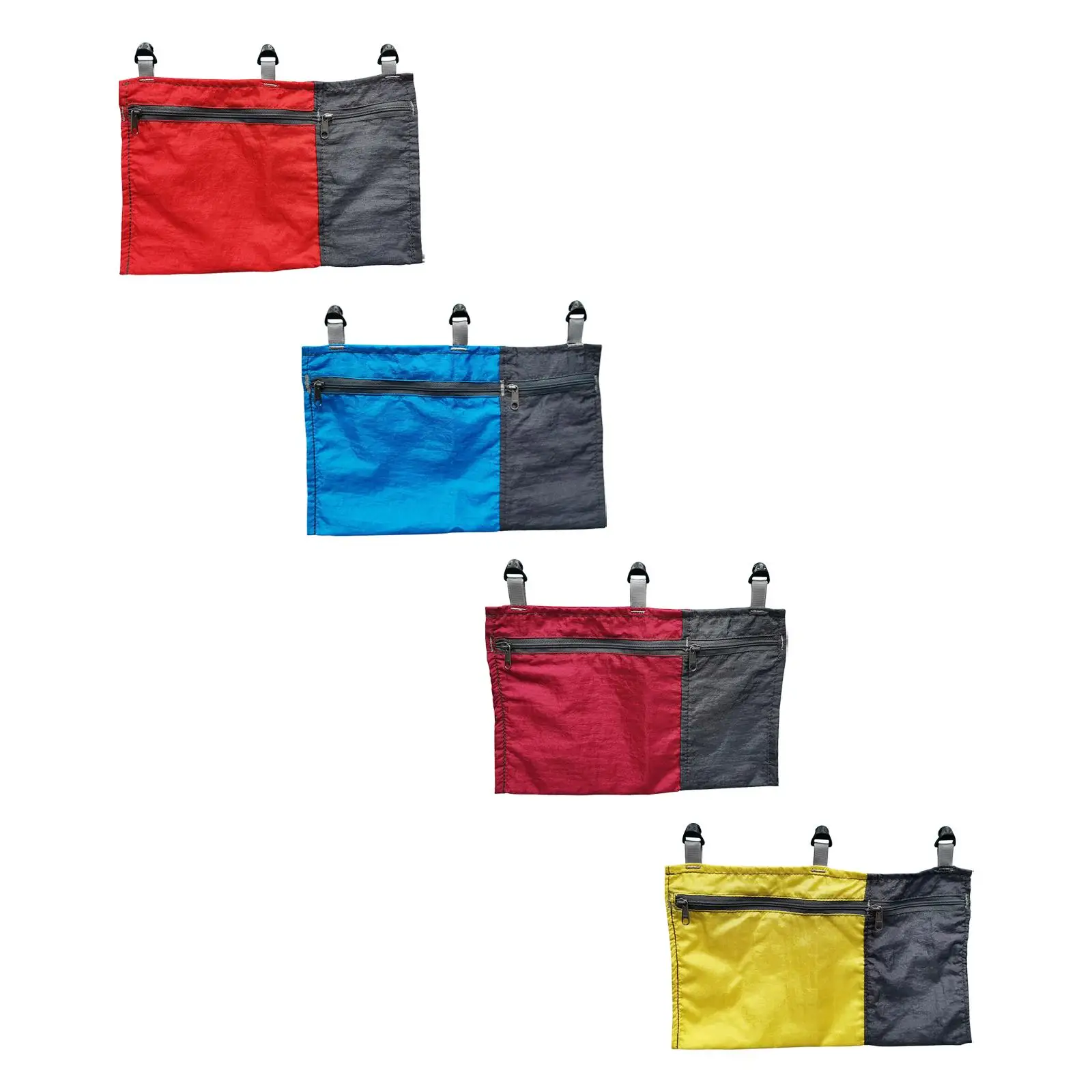 Hammock Organizer Bag Slidable Portable 5 Pockets Storage Container for Camping Outdoor Sports Fishing Climbing Hiking