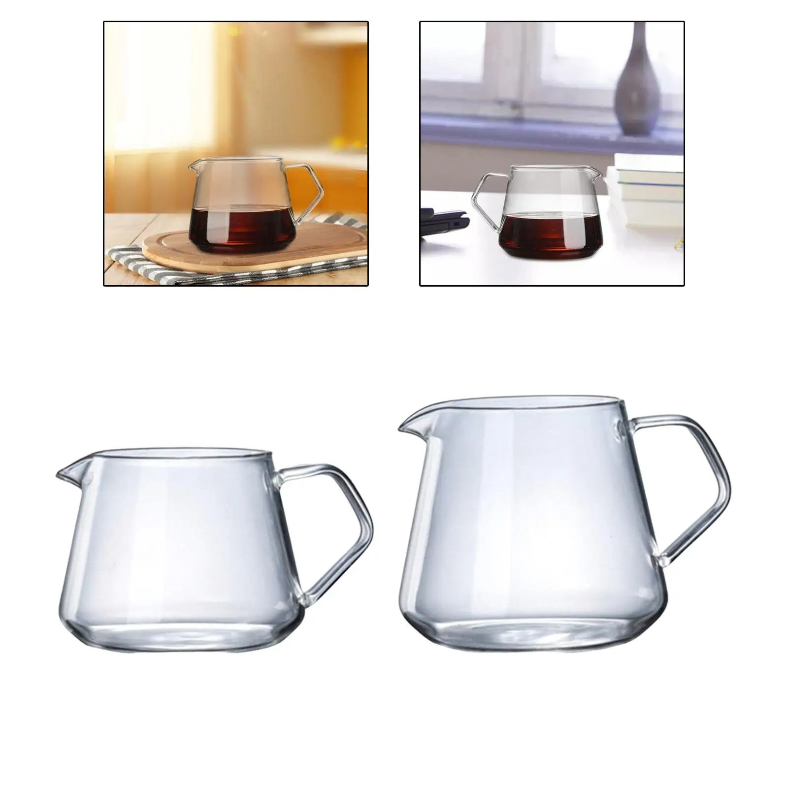 High Heat Resistant Coffee Maker Coffee Pot Coffee Dripper Brewer High Borosilicate for Coffee
