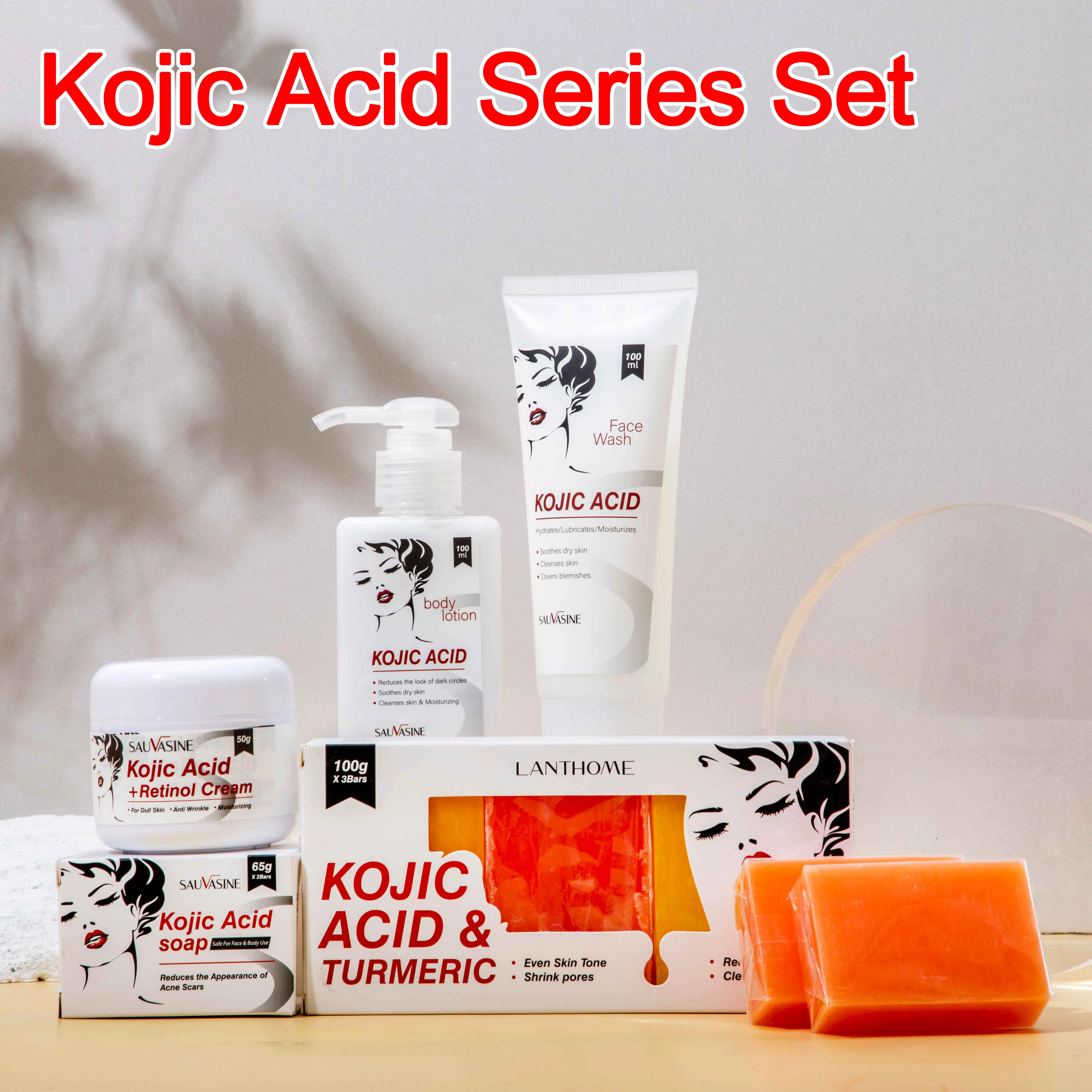 Best of Kojic Acid Soap Kojic Acid Series Set Original Product Face Cream Body Lotion Facial Wash Whitening Anti Aging Acne Dark Spot Reviews & Tips