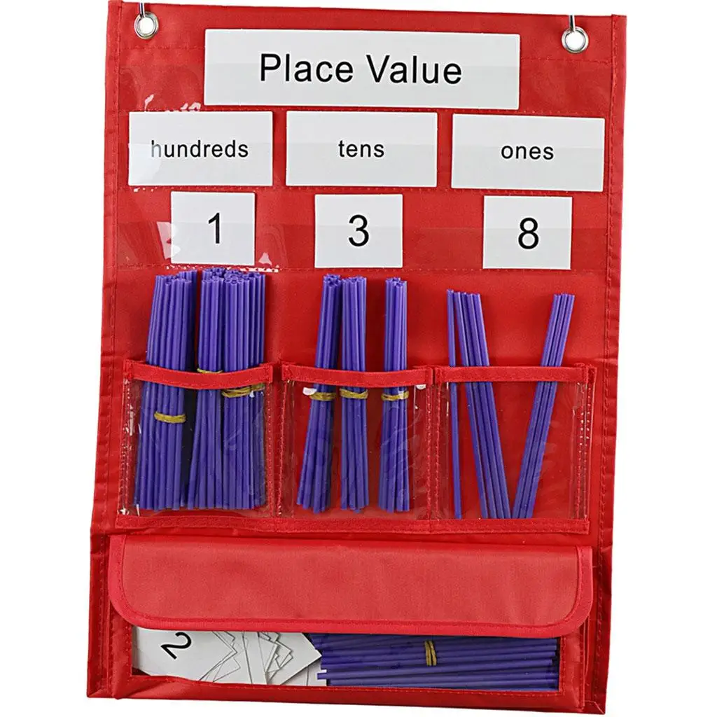 Place  Chart Toy Hundreds  Ones Counting Straws Number
