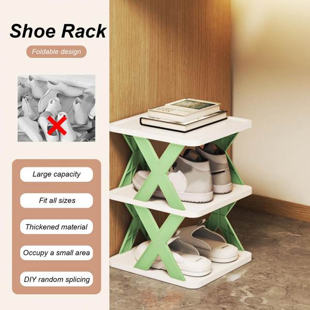 LONGLUAN Shoes Storage Rack ​Save Space, Adjustable Shoe Rack