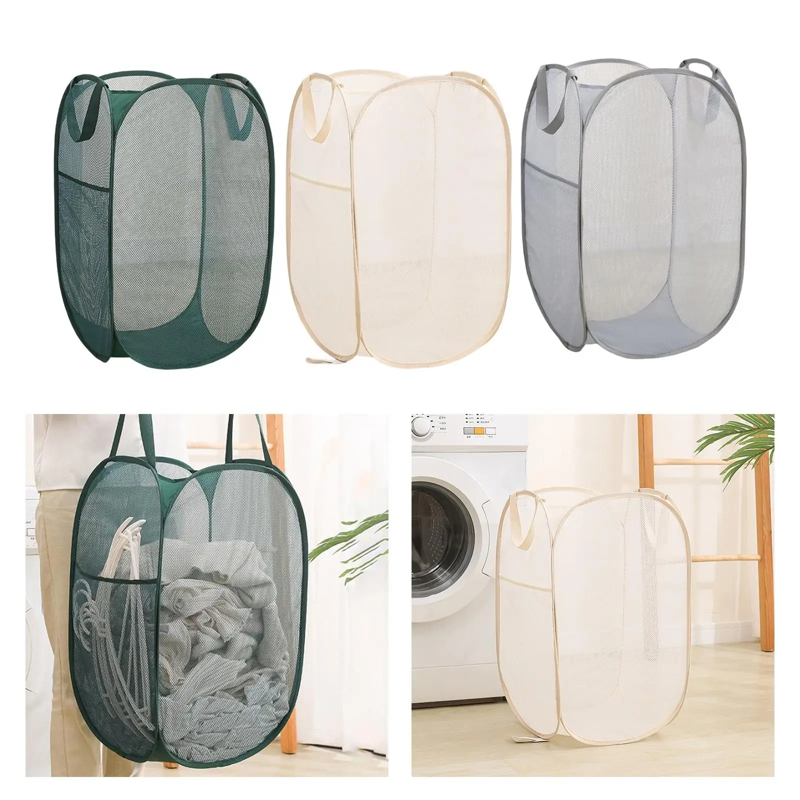 Foldable Toy Storage Basket Large Portable Dirty Clothes Bag Storage Bins Laundry Storage Basket for Dormitory Home Bedroom
