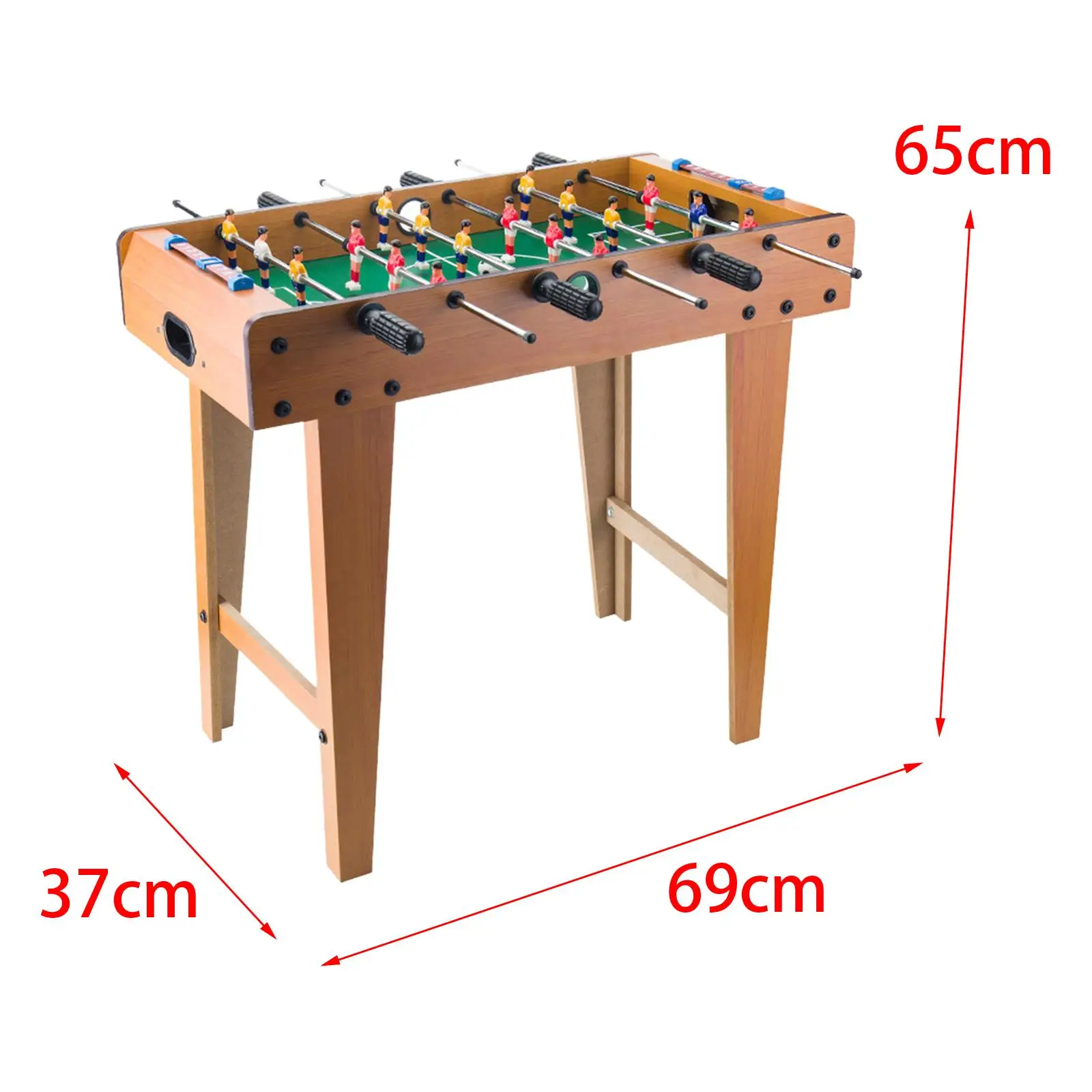 Portable Foosball Table Tabletop Football Game Toy with Ball Funny Football Game Play Desktop Game for Kids Indoor Adults Party