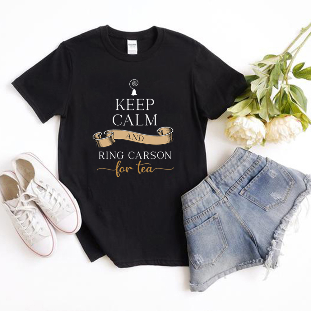 Anel Carson para Chá T-Shirt Engraçado Camisas