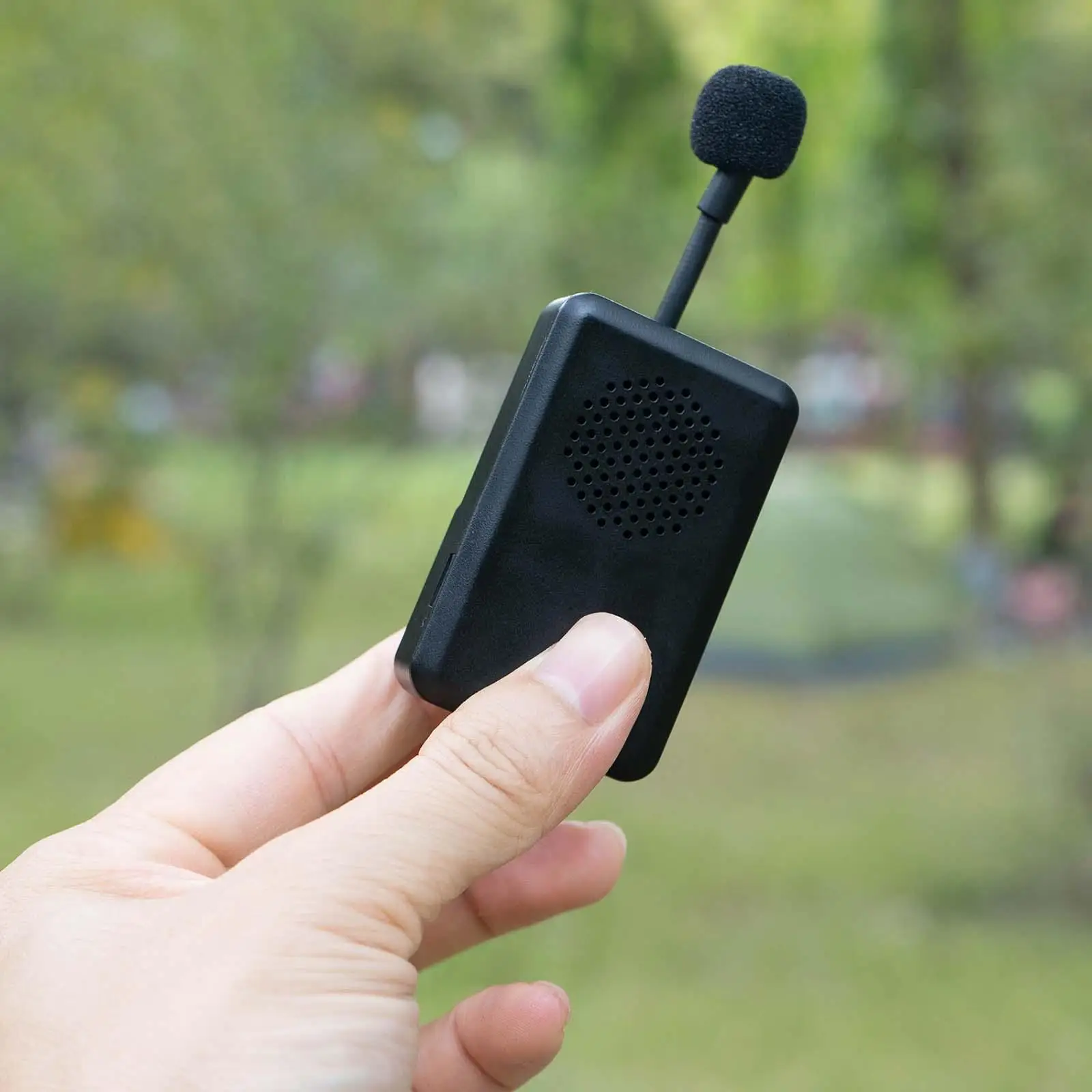 Portable Voice Amplifier Microphone Micro USB Voice Amplifier Booster Rechargeable for Outdoor Activities Tourist Guide Teaching