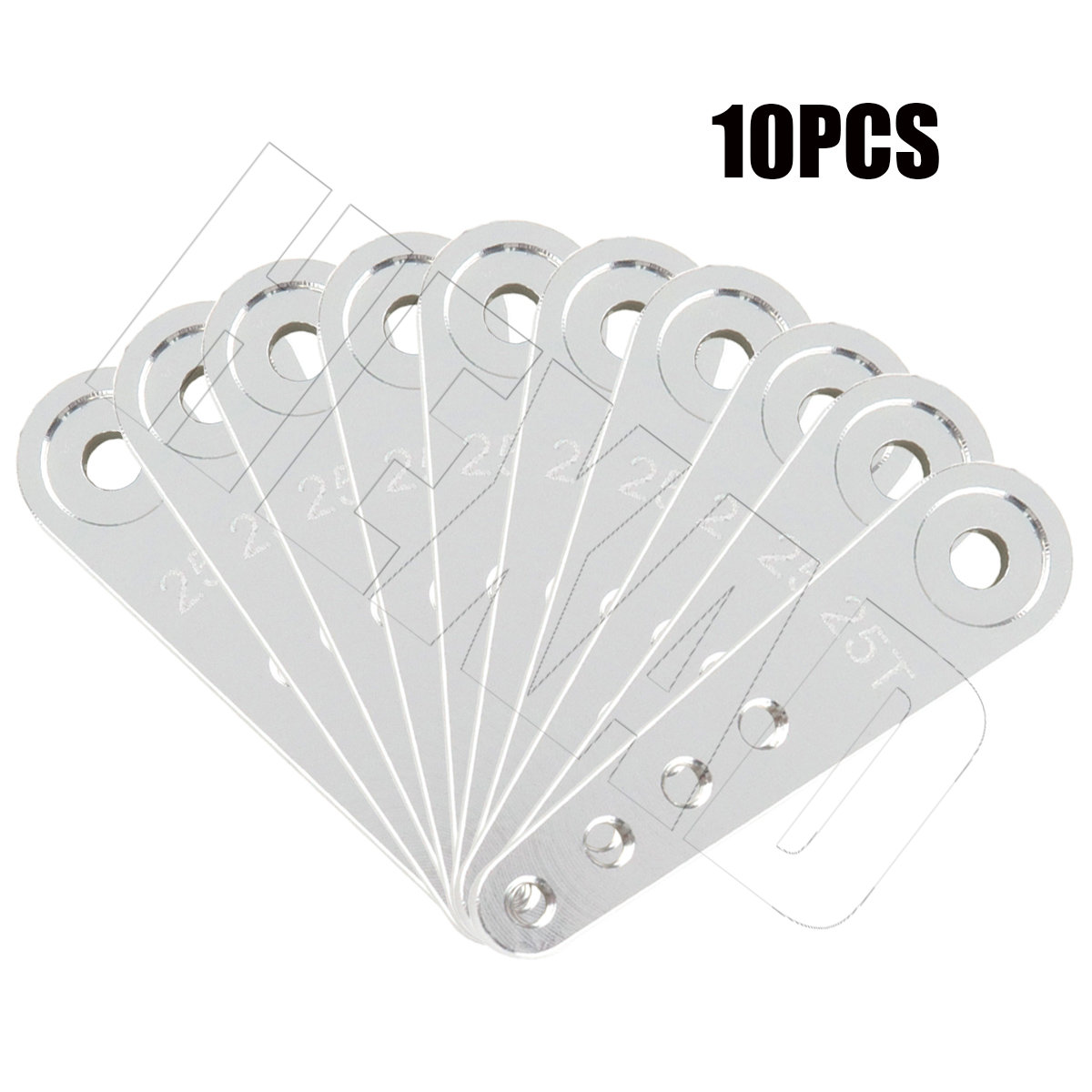 25T/24T/23T Metall Lenkservoarm Verlängerung Horn 37mm für 1/10 RC Auto Boot Futaba HSP Wltoys SCX01 RC Auto Crawler Teile – Detail 12