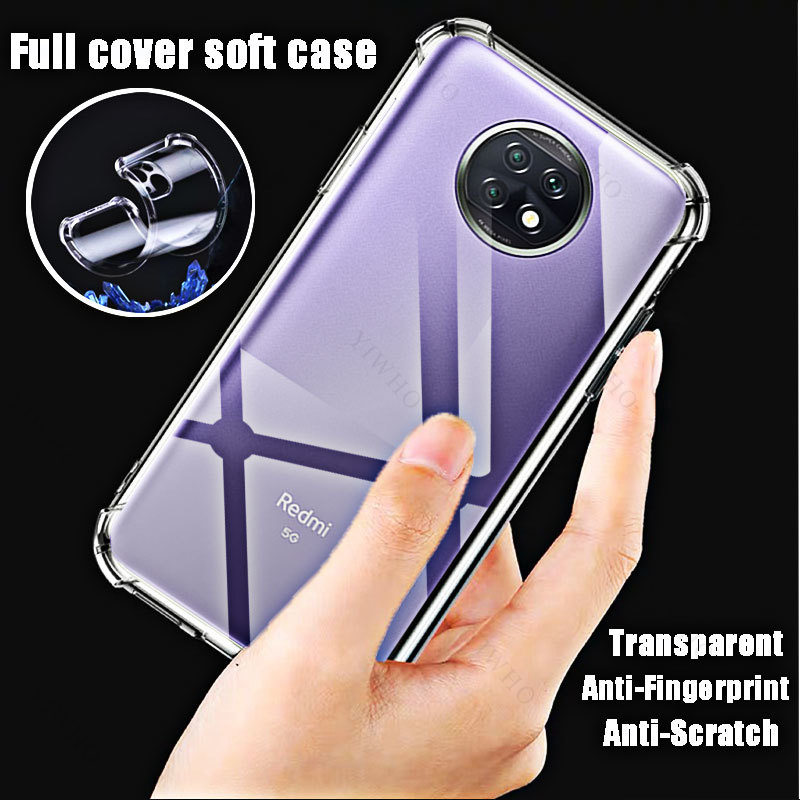 Weiche silikon stoß feste klare hülle für xiaomi redmi note 9t transparente hd abdeckungen schale für redmi note9t 6.53 "m2007j22g sicherheit – Detail 5
