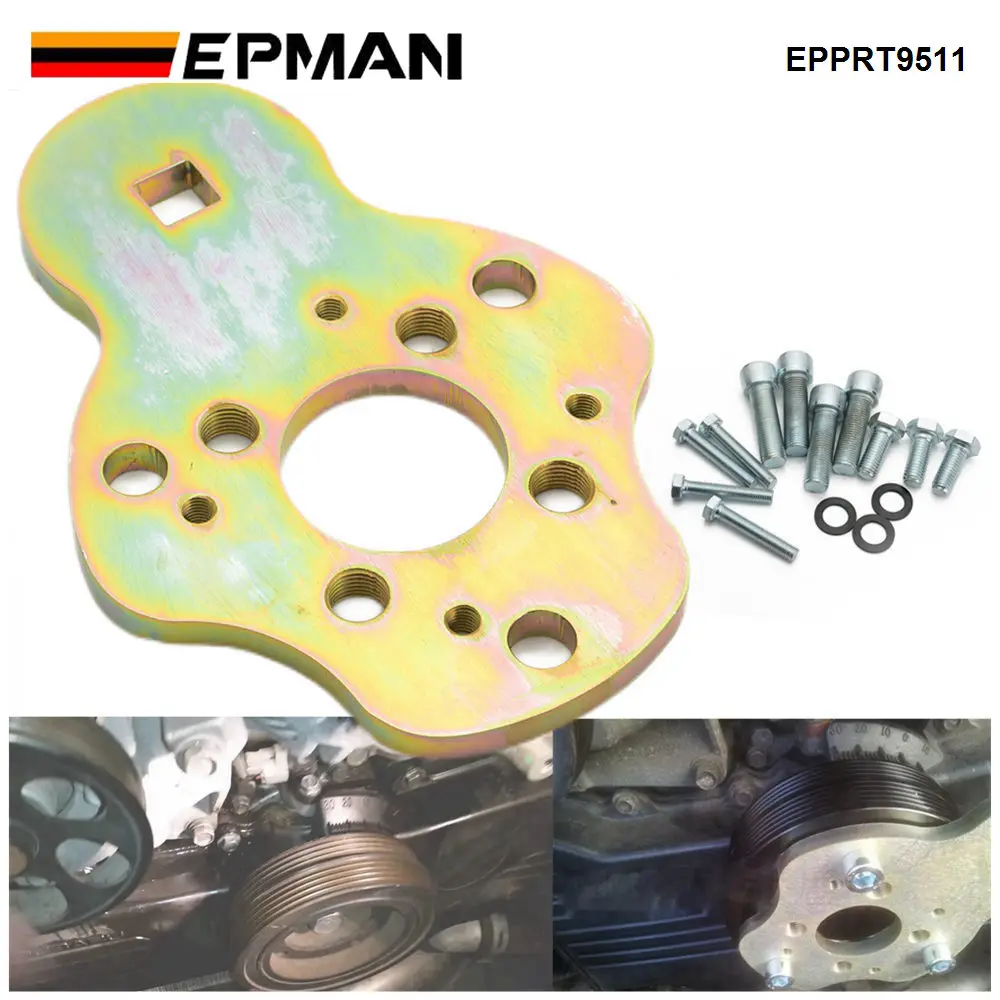Herramienta de soporte compatible con poleas OEM y GS