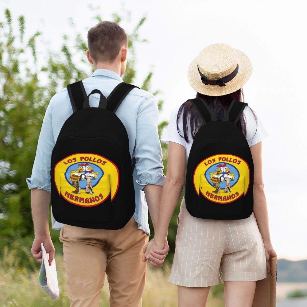 Moda Bookbag para a Escola Estudantes Universitários Los Pollos Hermanos Bolsas