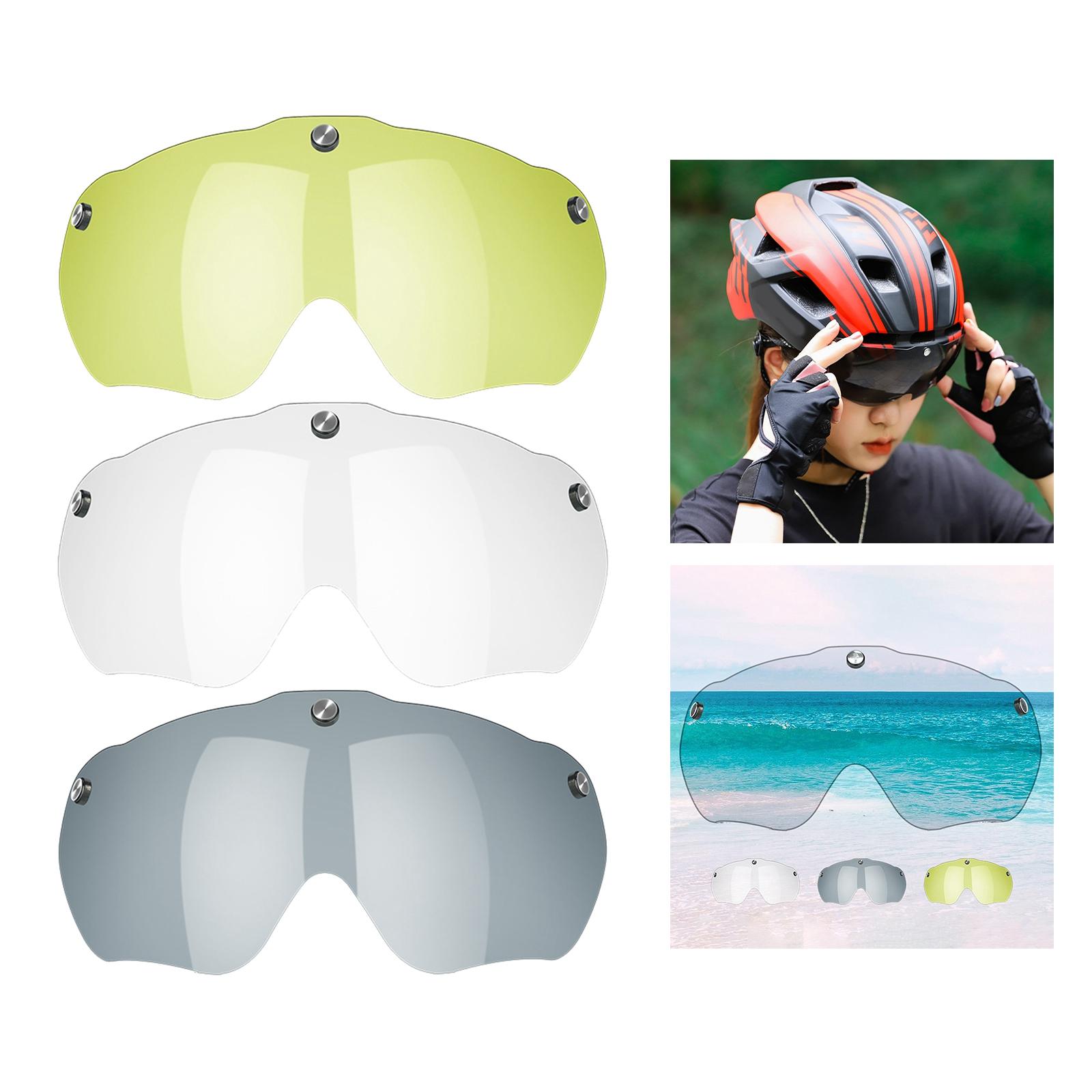 Cycling Helmet Lens Detachable Magnetic Road Bike Universal Bicycle Helmet Lens 