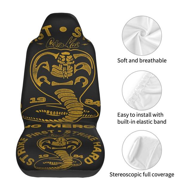 Cobra on sale Kai Car Seat Covers Set Karate Kid Travelling Anniversary Birthday Gifts