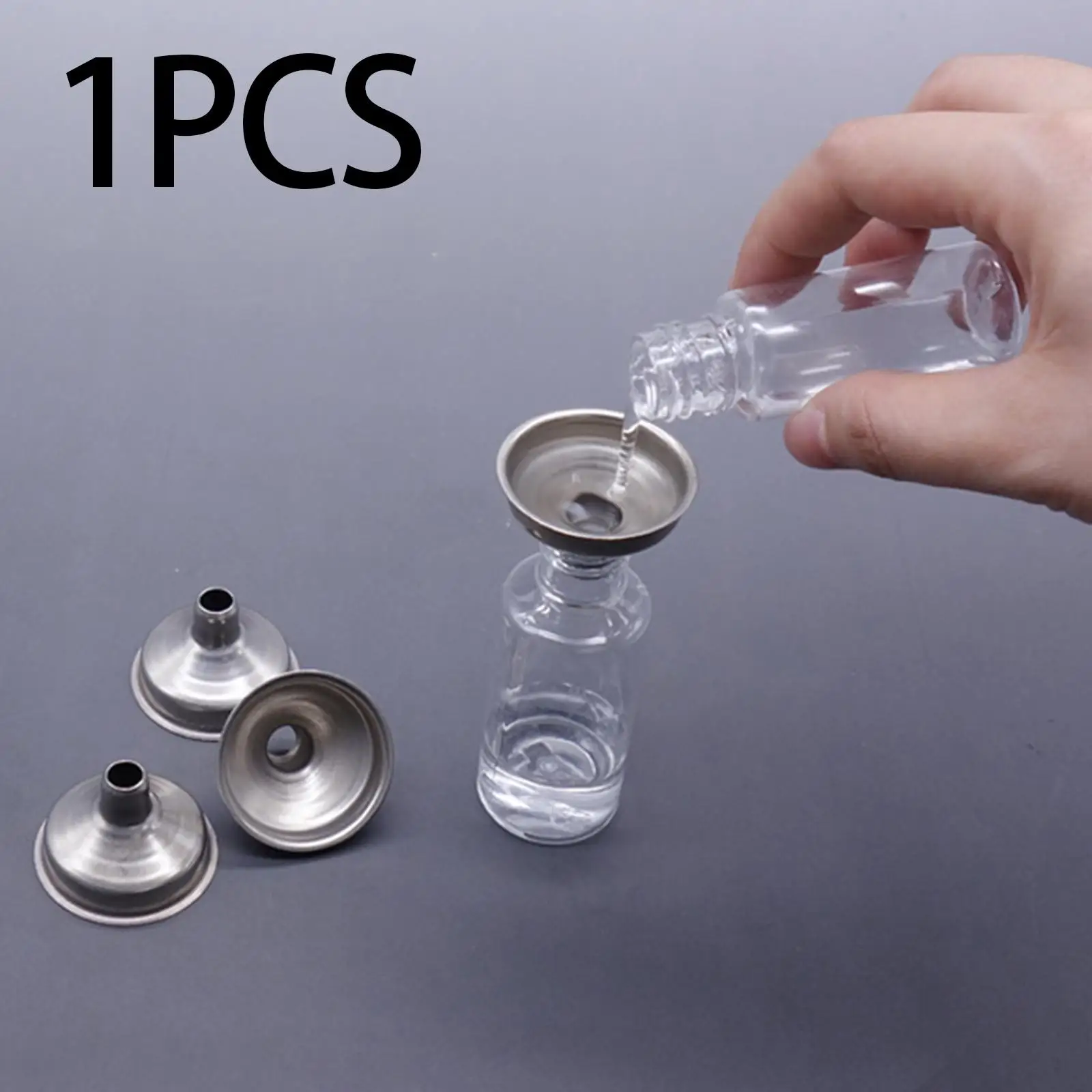 Stainless Steel Kitchen Funnels Mini Funnel Strainer Filter for Transferring Fluid Liquid Oil Powder and Dry Ingredients