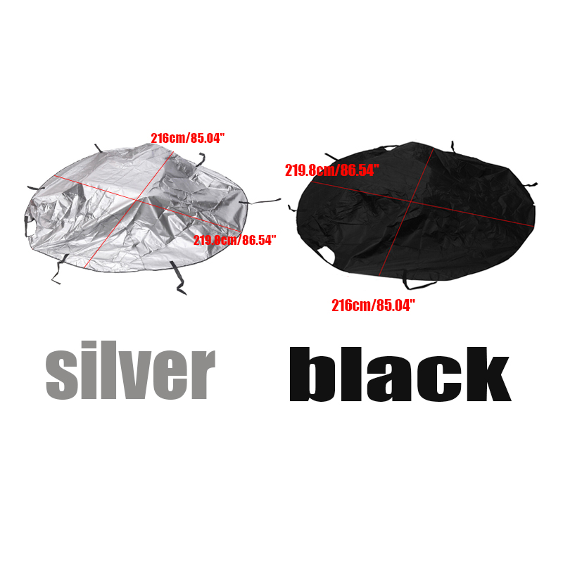 420D Car Cover Soft Top Roof Half Cover Waterproof Anti UV Sun Shield Protect Cover For Mazda MX-5 MK 1 MK 2 MK 2.5 Black/Silver