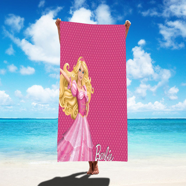 Barbie discount beach towel