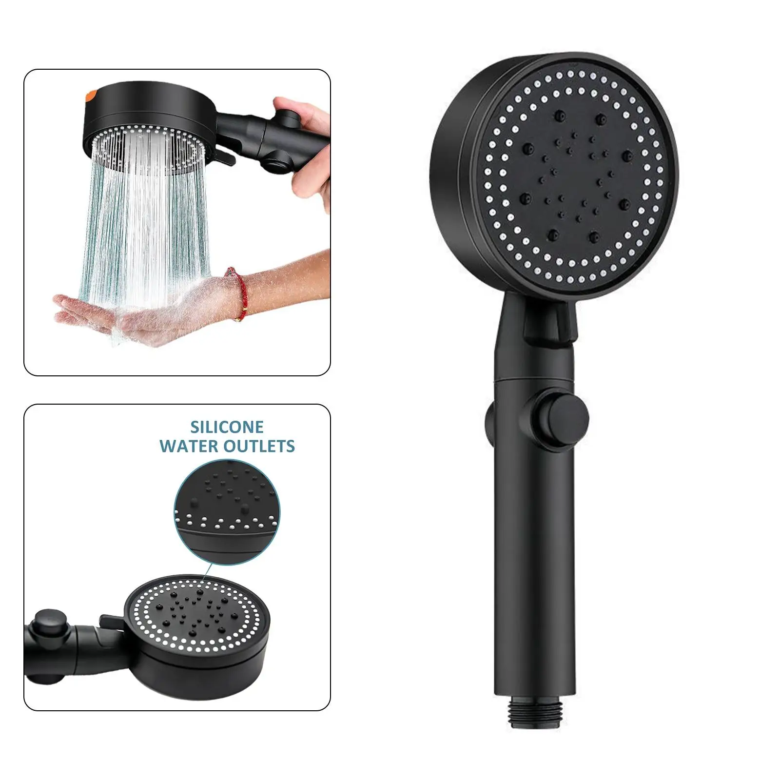 Shower Head 5 Mode Multifunctional Accessories Showerhead for Shower Home