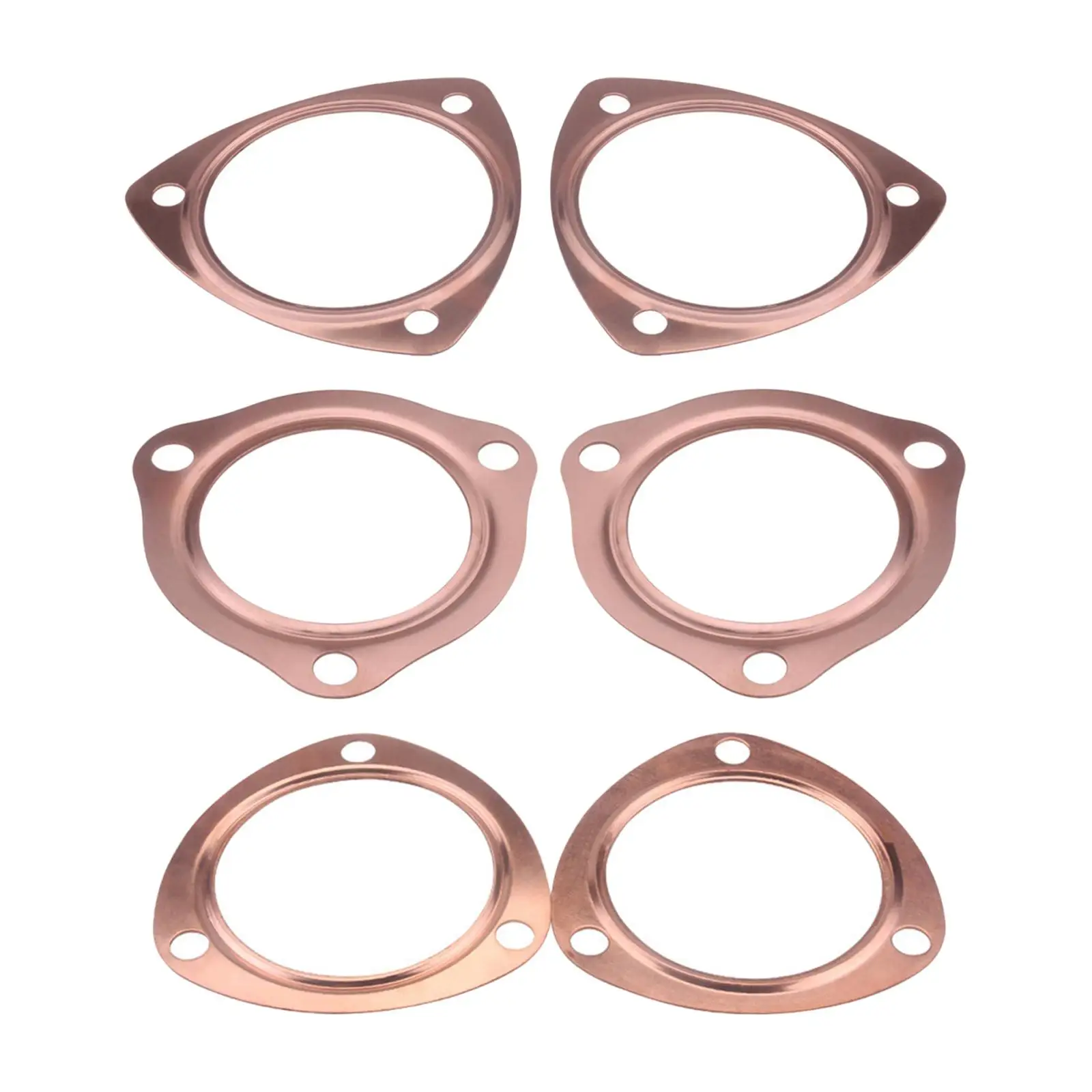 Copper Collector Gasket Reusable Wear Resisting for Sbc Bbc 302 350 454 Replacement