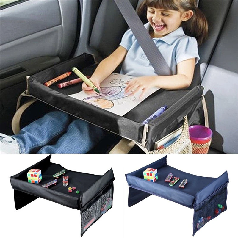Baby Car Seat Tray Table with Storage | Baby Travel Accessories