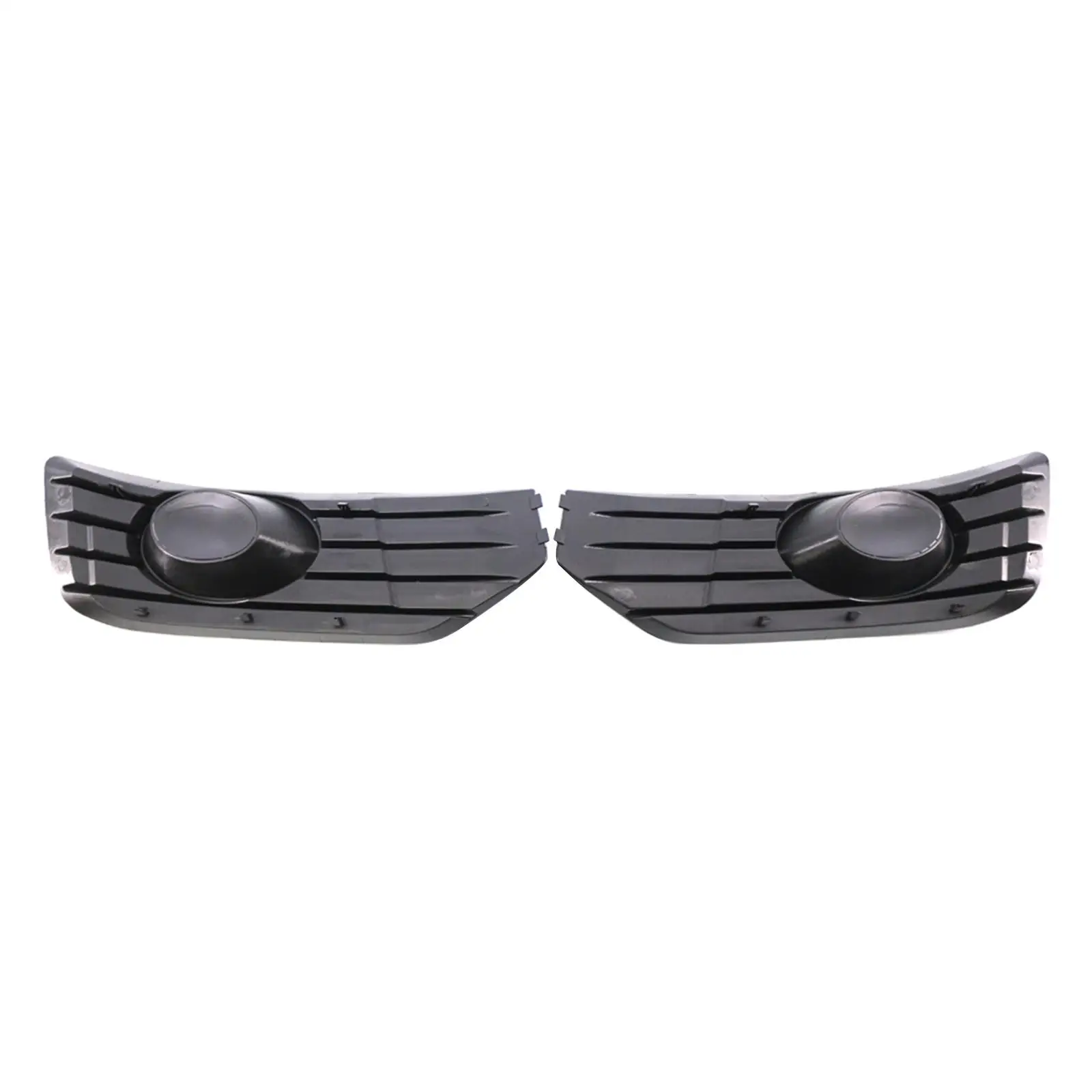 1 Pair Front Fog Light Covers Foglight Covers with Insert Grille Exterior Trims